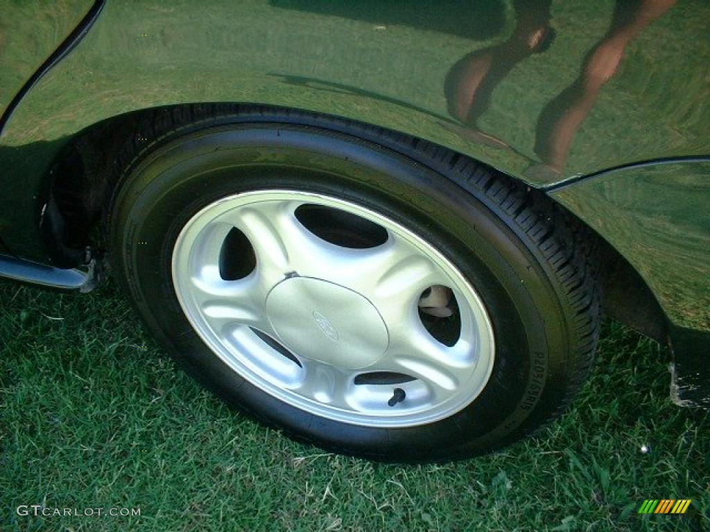 1998 Taurus SE - Dark Green Satin Metallic / Medium Graphite photo #6