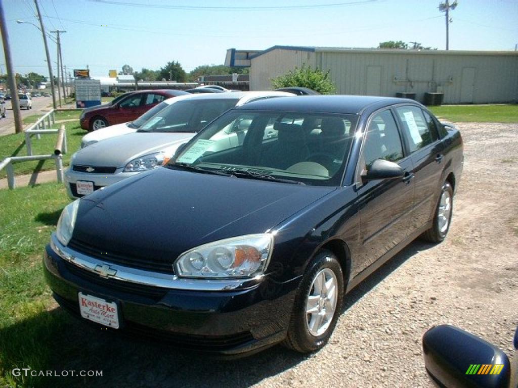 2005 Malibu LS V6 Sedan - Dark Blue Metallic / Gray photo #1