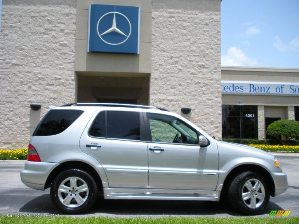 2005 ML 500 4Matic - Brilliant Silver Metallic / Charcoal photo #5