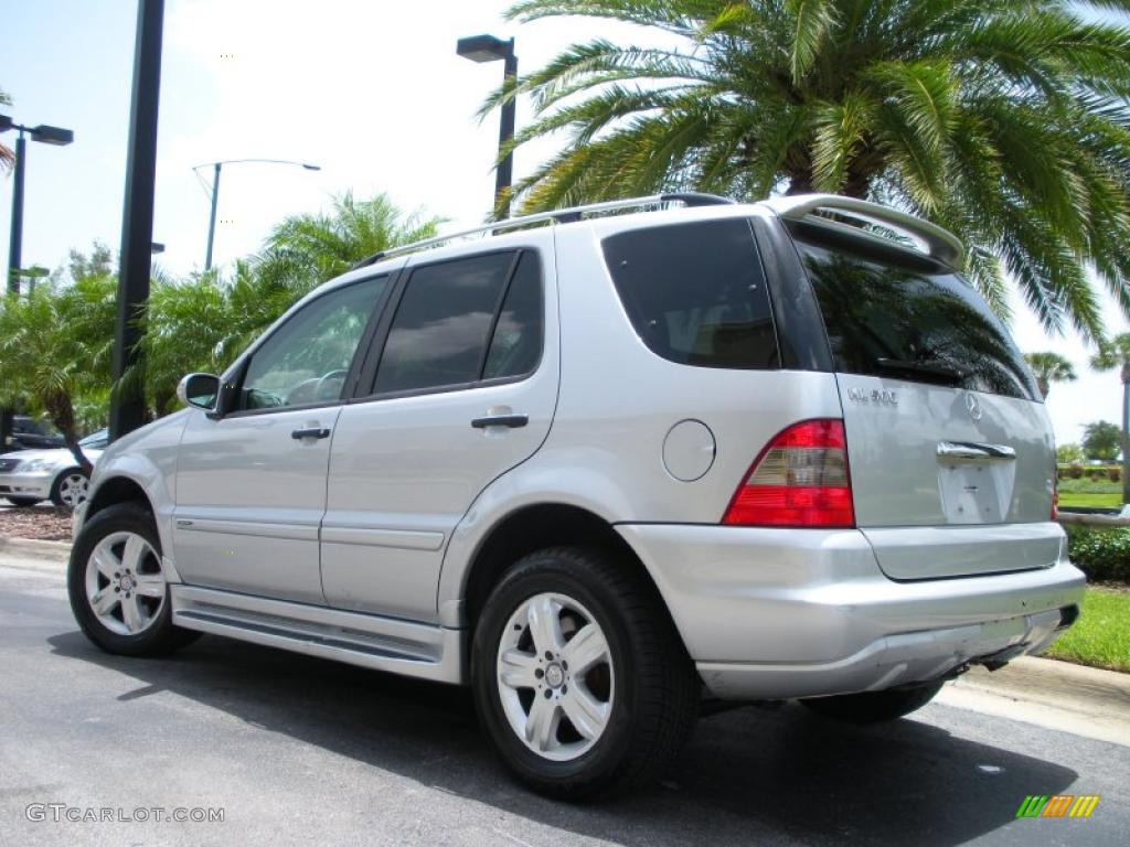 2005 ML 500 4Matic - Brilliant Silver Metallic / Charcoal photo #8