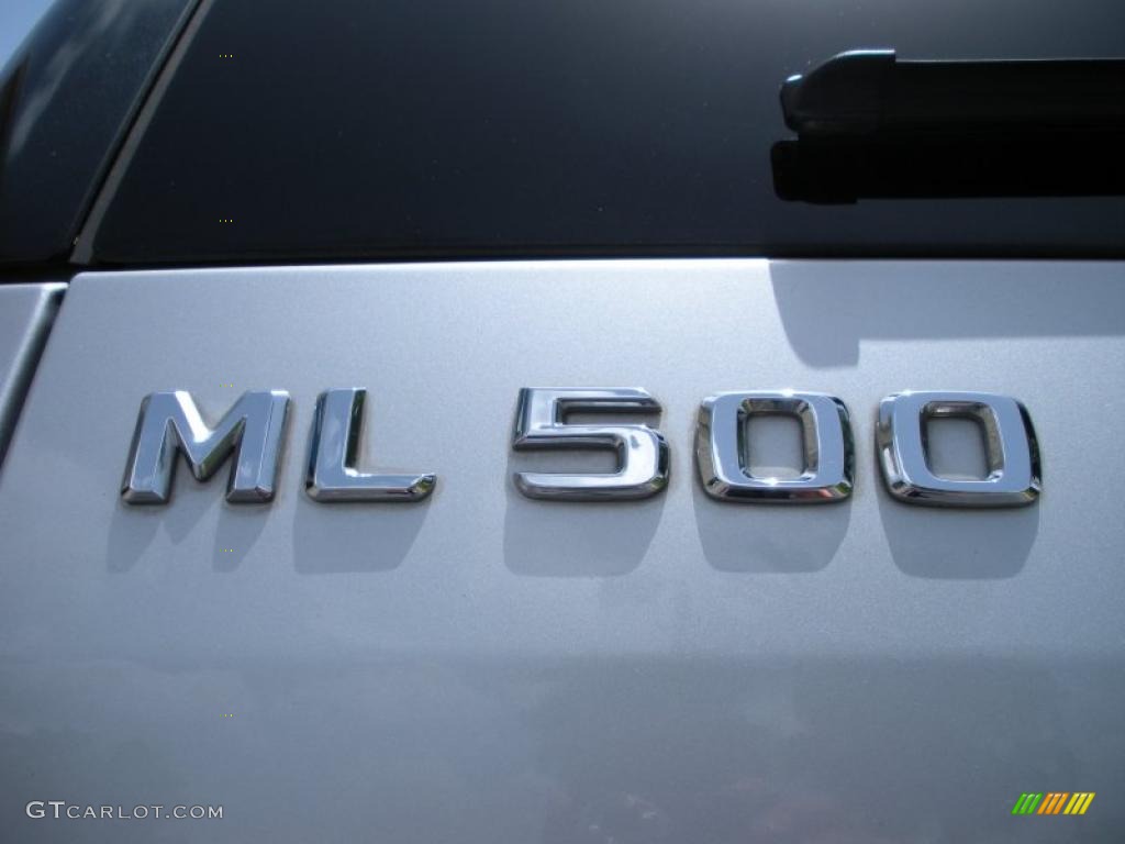 2005 ML 500 4Matic - Brilliant Silver Metallic / Charcoal photo #9