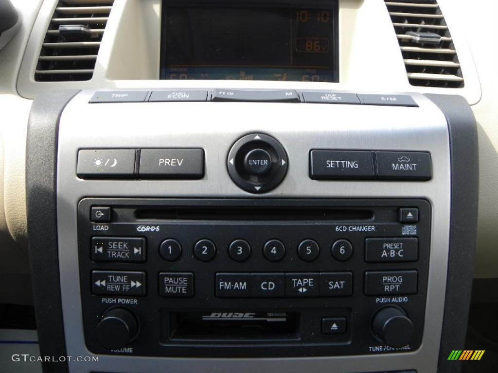 2003 Murano SE AWD - Polished Pewter Metallic / Cafe Latte photo #20