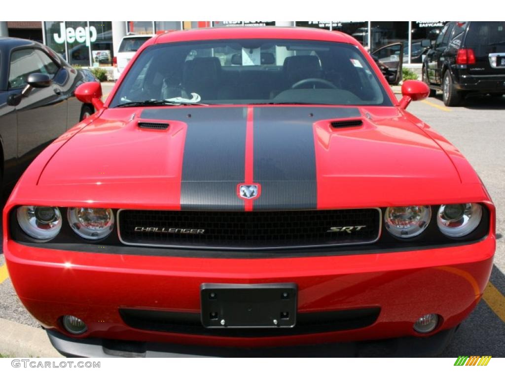 2010 Challenger SRT8 - TorRed / Dark Slate Gray photo #4