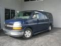 2004 Indigo Blue Metallic Chevrolet Express 1500 Passenger Conversion Van  photo #1