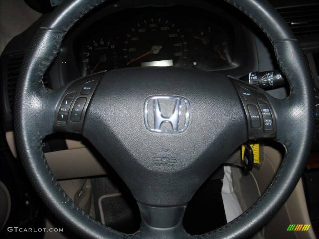 2006 Accord EX V6 Coupe - Sapphire Blue Pearl / Ivory photo #12