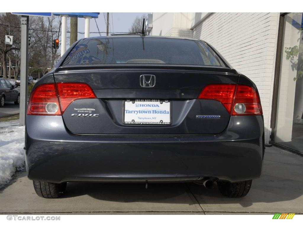 2006 Civic Hybrid Sedan - Magnetic Pearl / Blue photo #5