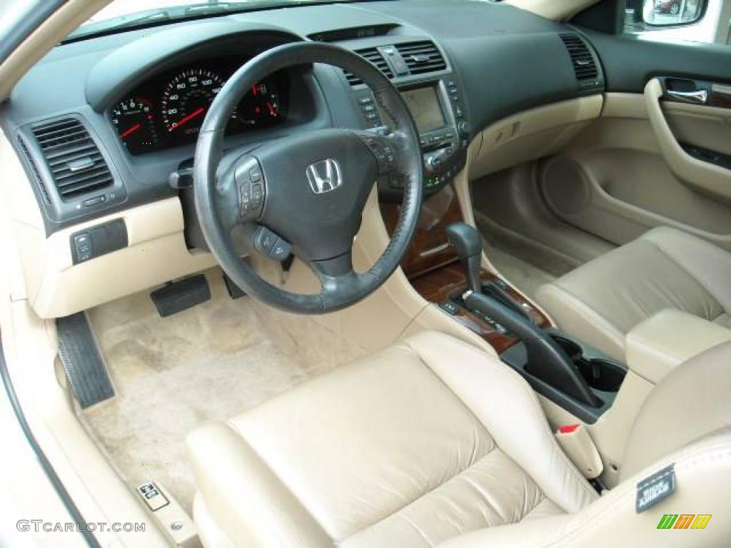 2007 Accord EX Coupe - Taffeta White / Ivory photo #7