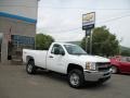 2010 Summit White Chevrolet Silverado 2500HD Regular Cab 4x4  photo #1