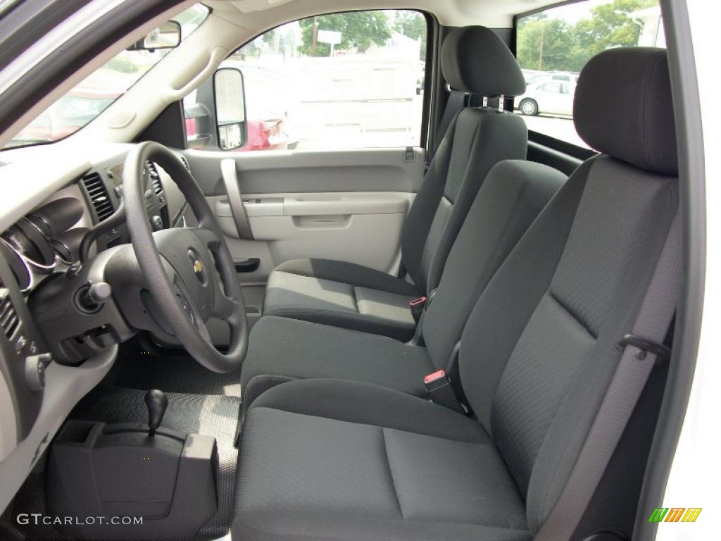 2010 Silverado 2500HD Regular Cab 4x4 - Summit White / Dark Titanium photo #12
