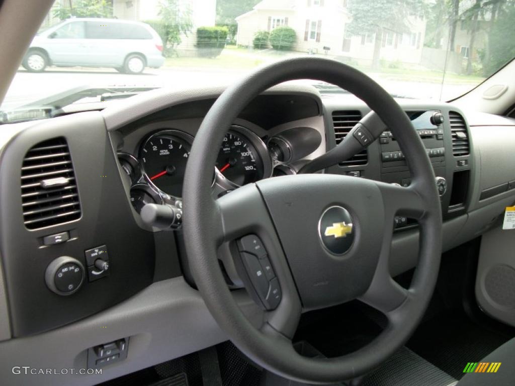 2010 Silverado 2500HD Regular Cab 4x4 - Summit White / Dark Titanium photo #15