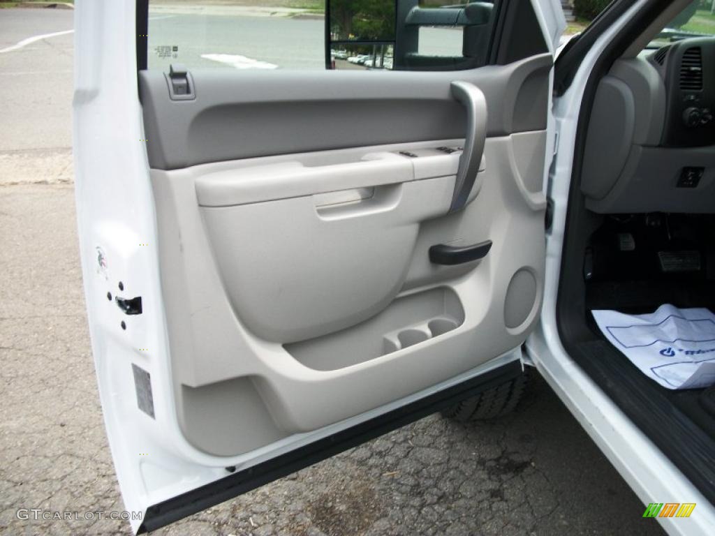 2010 Silverado 2500HD Regular Cab 4x4 - Summit White / Dark Titanium photo #21