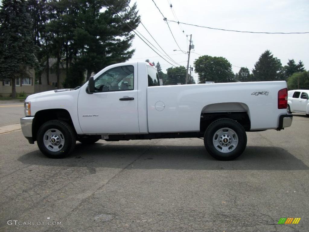 2010 Silverado 2500HD Regular Cab 4x4 - Summit White / Dark Titanium photo #23