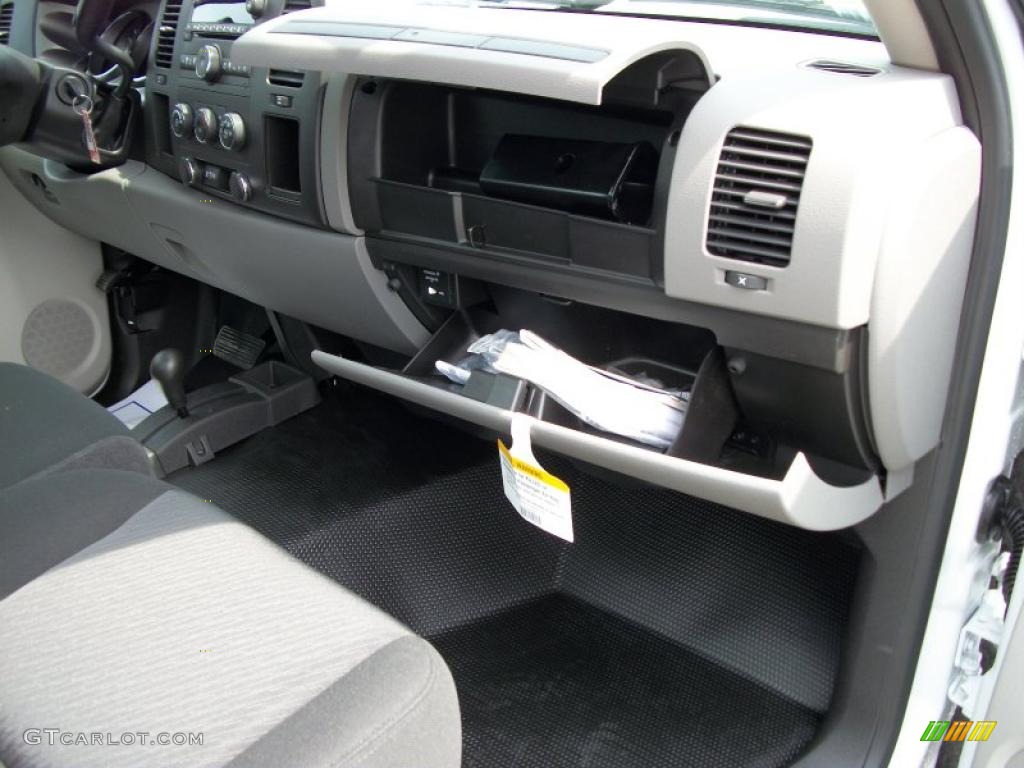 2010 Silverado 2500HD Regular Cab 4x4 - Summit White / Dark Titanium photo #38