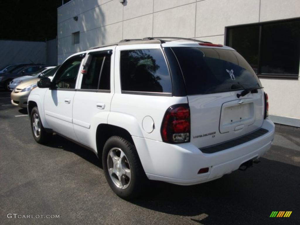 2008 TrailBlazer LT 4x4 - Summit White / Ebony photo #2