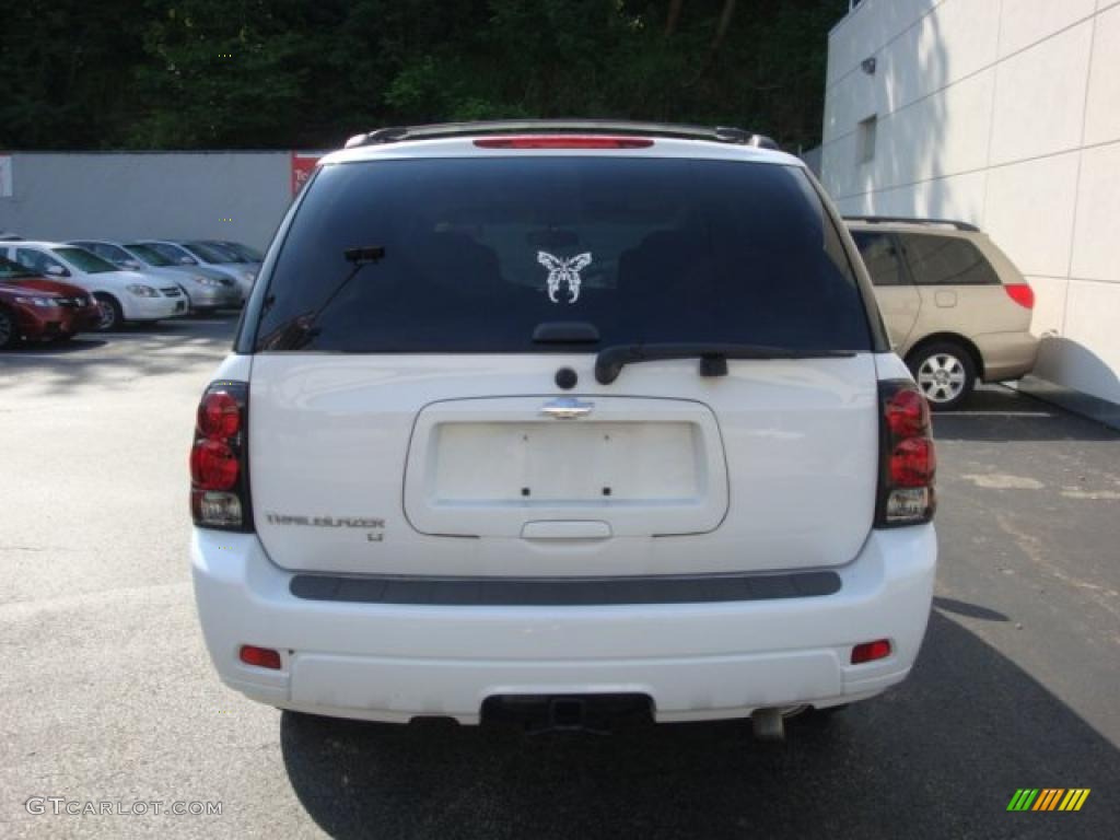 2008 TrailBlazer LT 4x4 - Summit White / Ebony photo #3