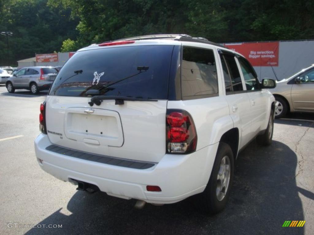 2008 TrailBlazer LT 4x4 - Summit White / Ebony photo #4