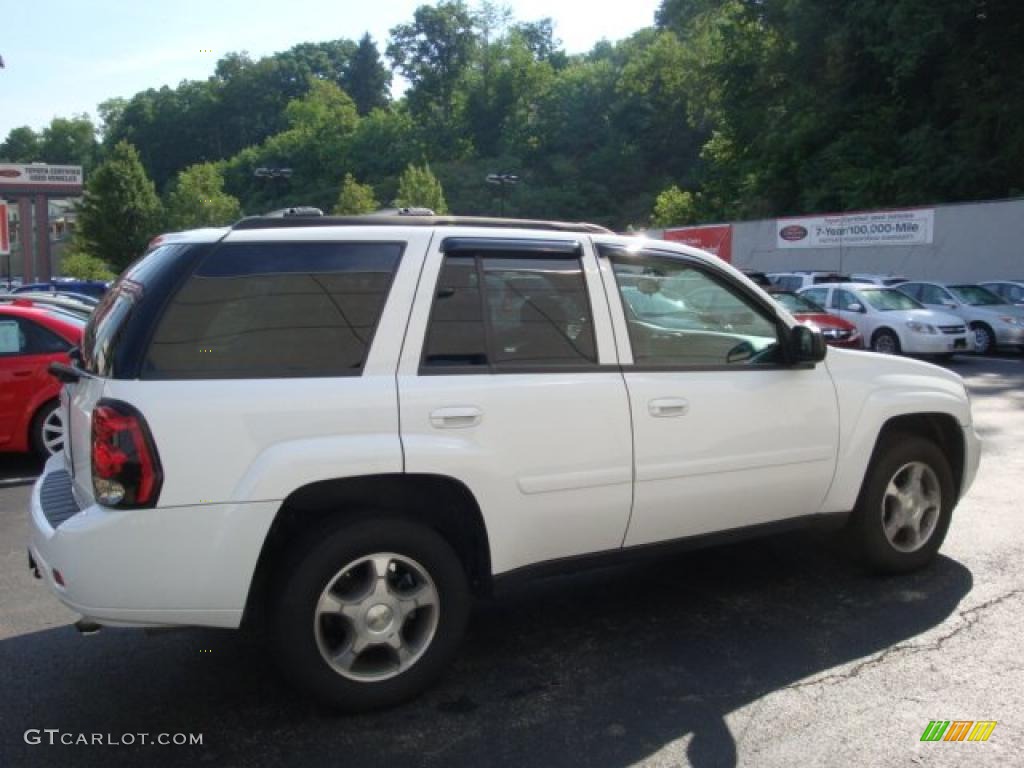 2008 TrailBlazer LT 4x4 - Summit White / Ebony photo #5