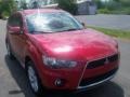 2010 Rally Red Metallic Mitsubishi Outlander XLS 4WD  photo #12