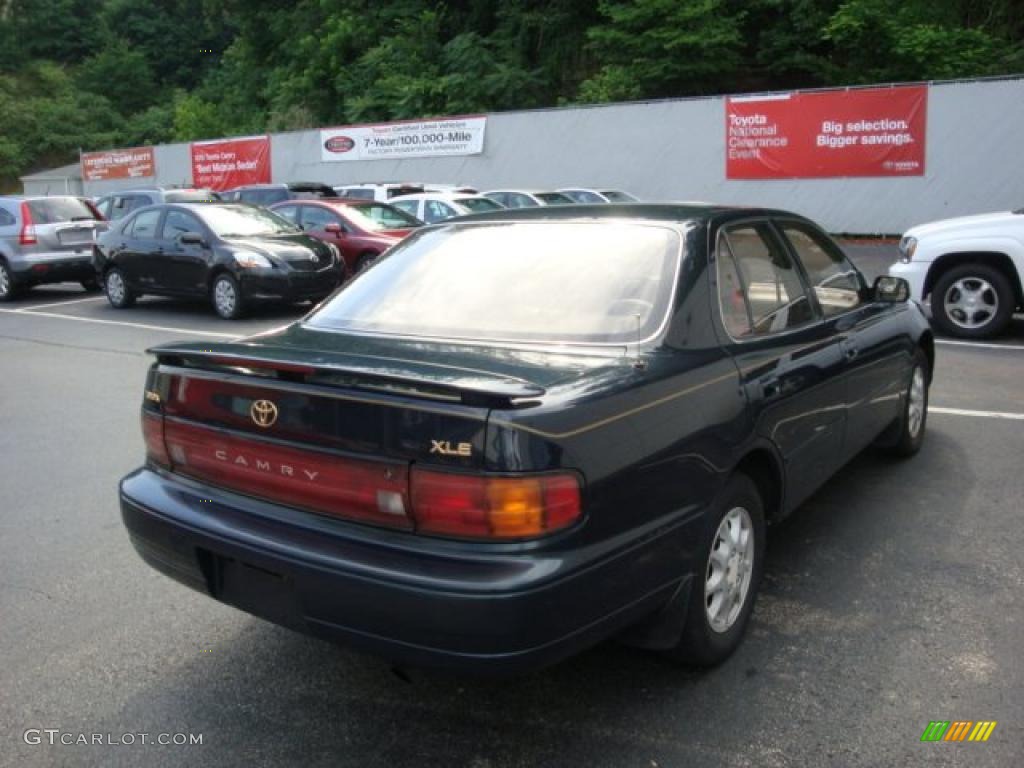 1993 Camry XLE Sedan - Dark Green Pearl / Beige photo #4