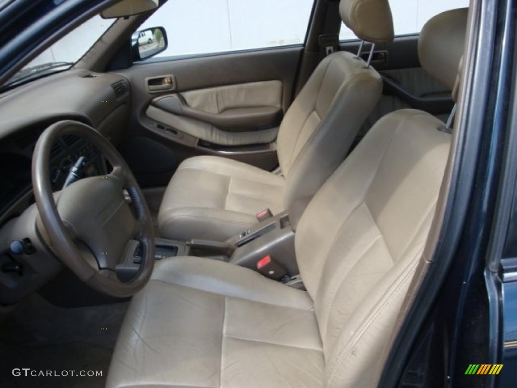 1993 Camry XLE Sedan - Dark Green Pearl / Beige photo #7