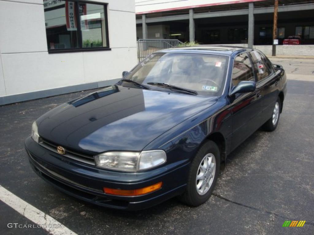 1993 Camry XLE Sedan - Dark Green Pearl / Beige photo #11