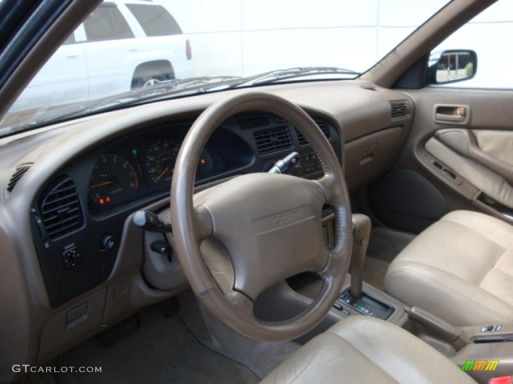 1993 Camry XLE Sedan - Dark Green Pearl / Beige photo #17