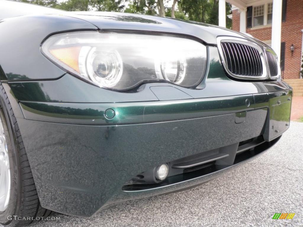 2003 7 Series 745i Sedan - Oxford Green Metallic / Dark Beige/Beige III photo #16