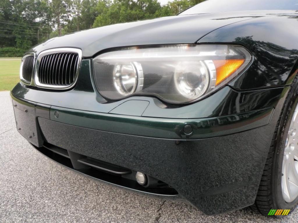 2003 7 Series 745i Sedan - Oxford Green Metallic / Dark Beige/Beige III photo #17