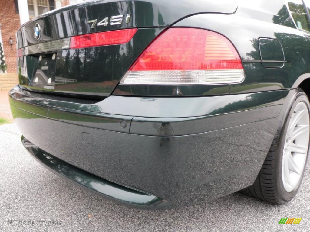 2003 7 Series 745i Sedan - Oxford Green Metallic / Dark Beige/Beige III photo #28