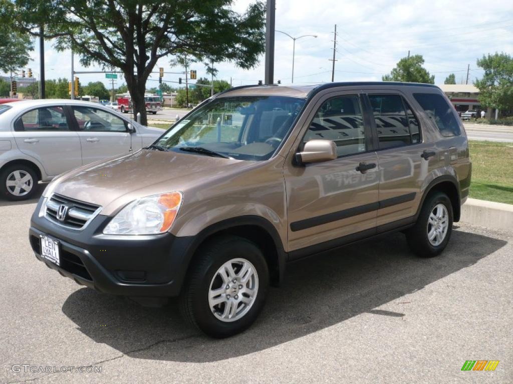 2003 CR-V EX 4WD - Mojave Mist Metallic / Saddle photo #2