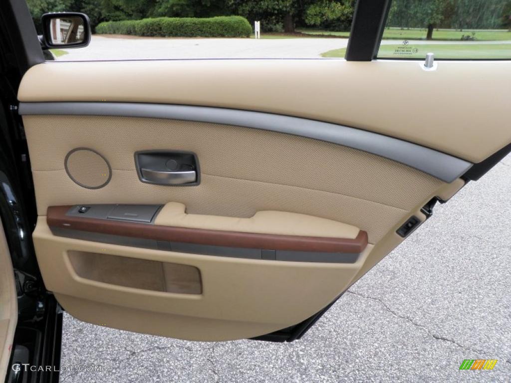 2003 7 Series 745i Sedan - Oxford Green Metallic / Dark Beige/Beige III photo #64