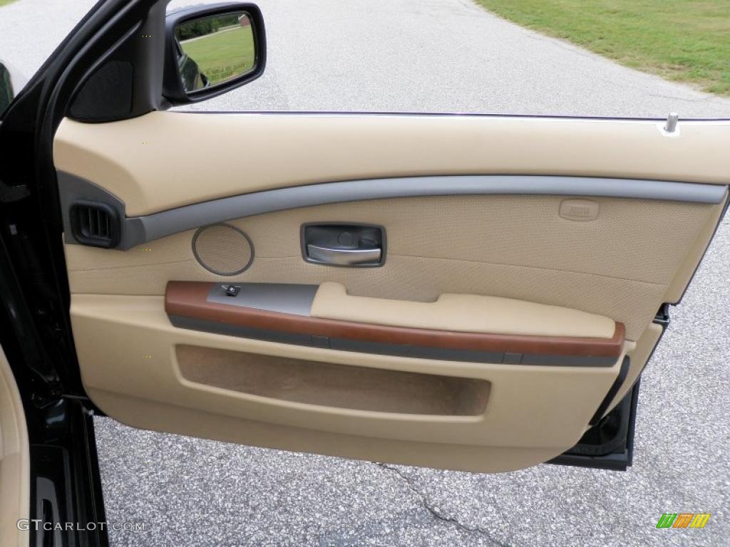2003 7 Series 745i Sedan - Oxford Green Metallic / Dark Beige/Beige III photo #67