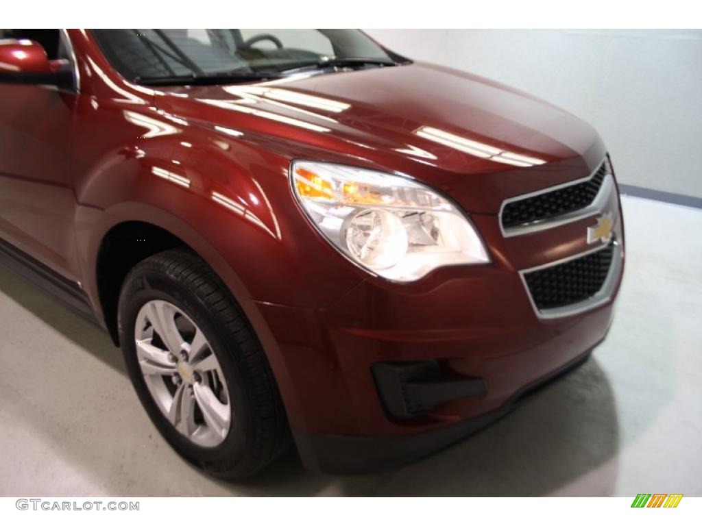 2010 Equinox LT - Cardinal Red Metallic / Jet Black/Light Titanium photo #48