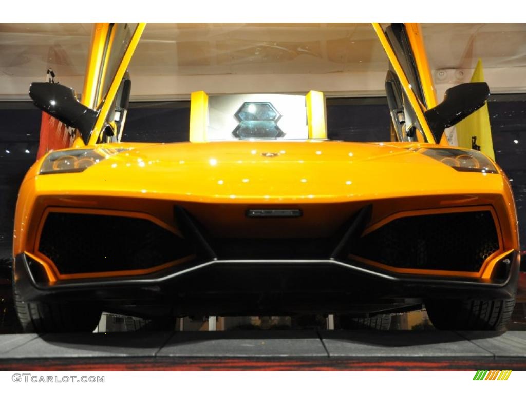 2010 Murcielago LP670-4 SV - Giallo Orion (Yellow) / Nero Perseus photo #4