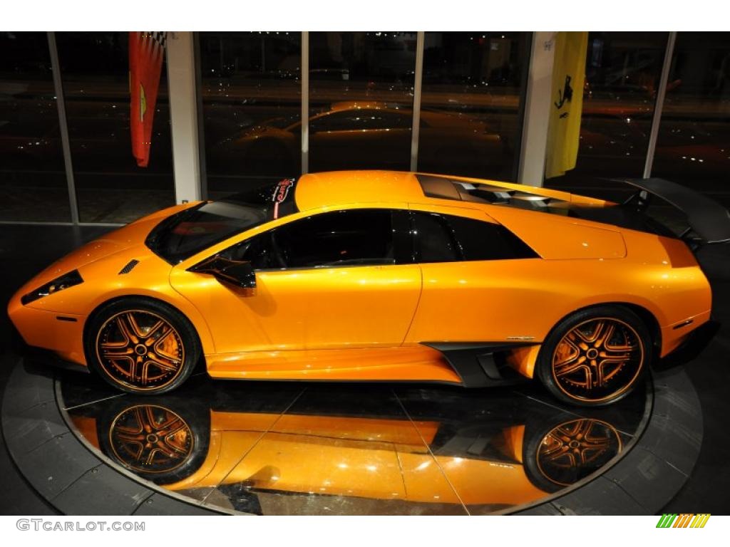 2010 Murcielago LP670-4 SV - Giallo Orion (Yellow) / Nero Perseus photo #14