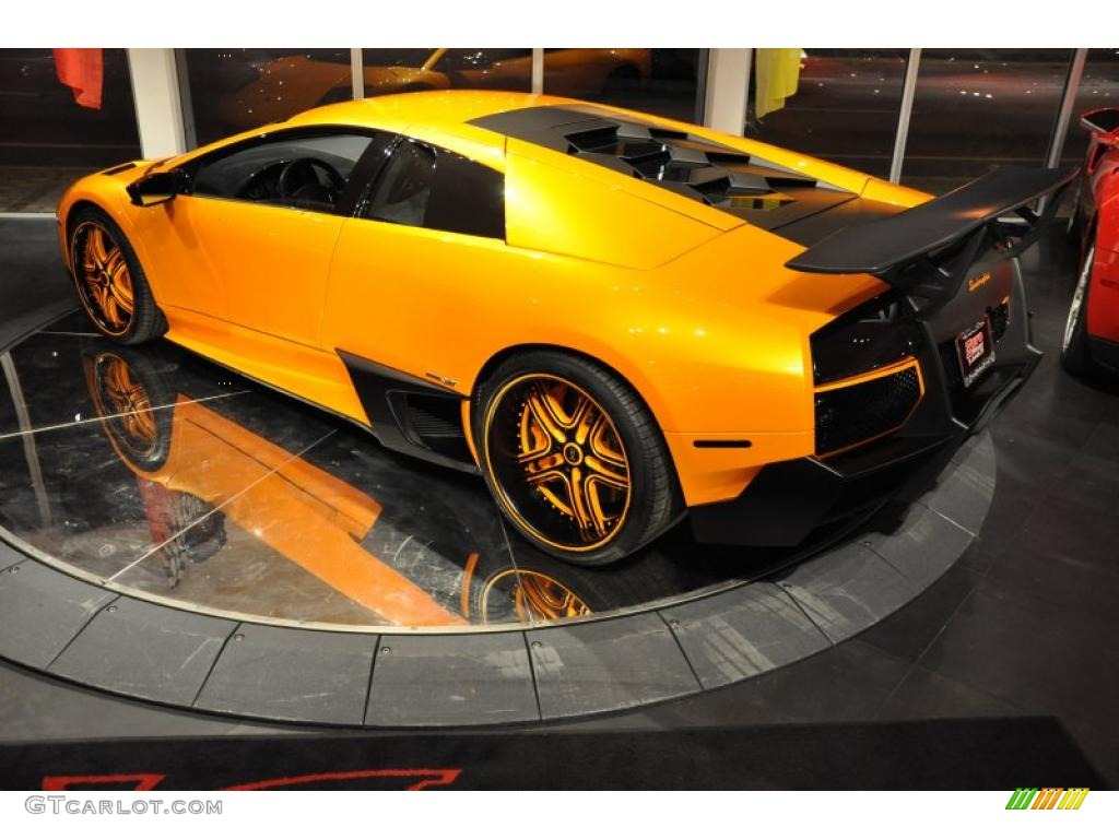 2010 Murcielago LP670-4 SV - Giallo Orion (Yellow) / Nero Perseus photo #15