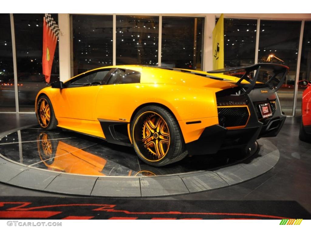 2010 Murcielago LP670-4 SV - Giallo Orion (Yellow) / Nero Perseus photo #16