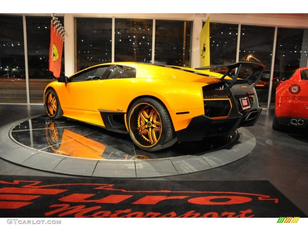 2010 Murcielago LP670-4 SV - Giallo Orion (Yellow) / Nero Perseus photo #18