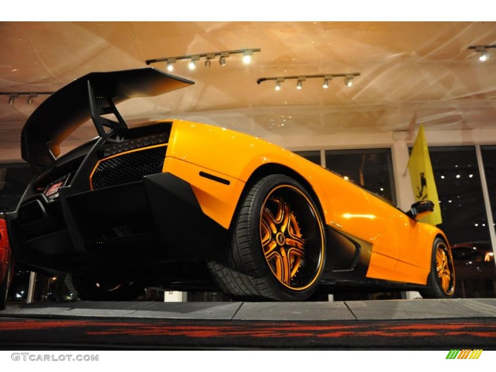 2010 Murcielago LP670-4 SV - Giallo Orion (Yellow) / Nero Perseus photo #23