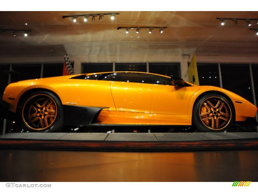 2010 Murcielago LP670-4 SV - Giallo Orion (Yellow) / Nero Perseus photo #25