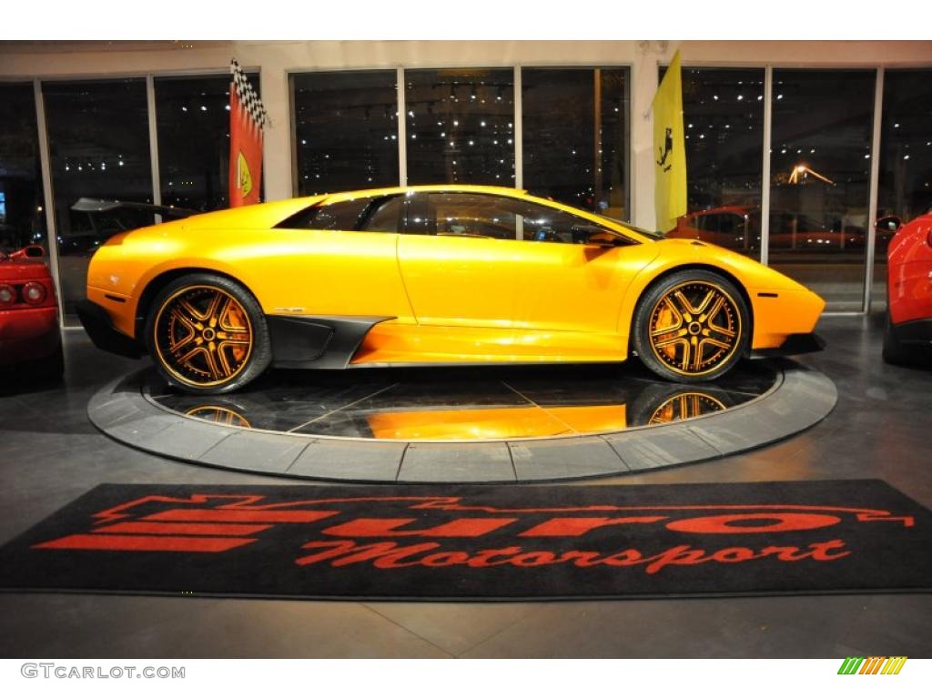 2010 Murcielago LP670-4 SV - Giallo Orion (Yellow) / Nero Perseus photo #26