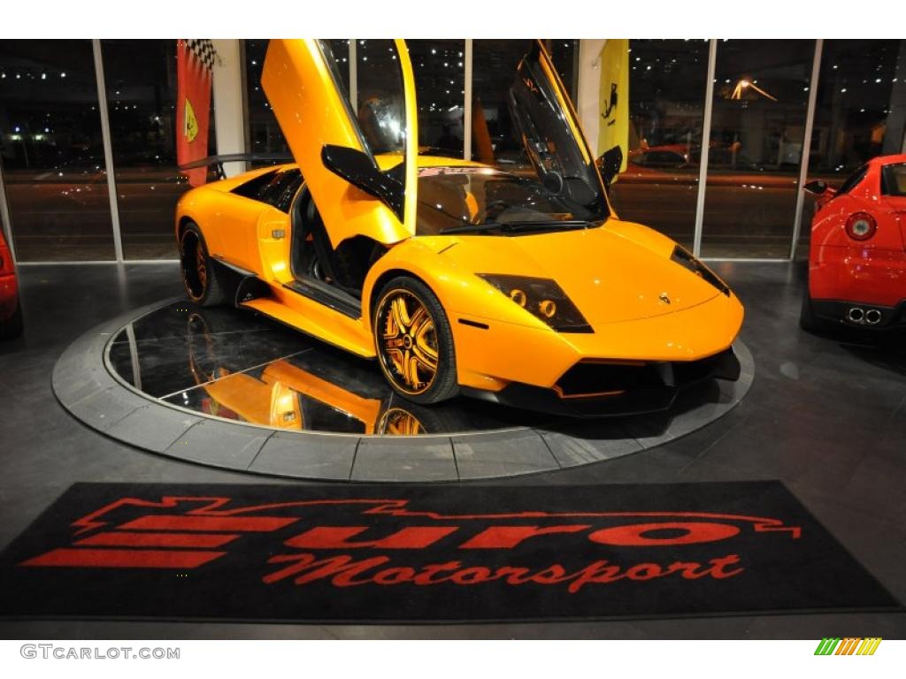 2010 Murcielago LP670-4 SV - Giallo Orion (Yellow) / Nero Perseus photo #34
