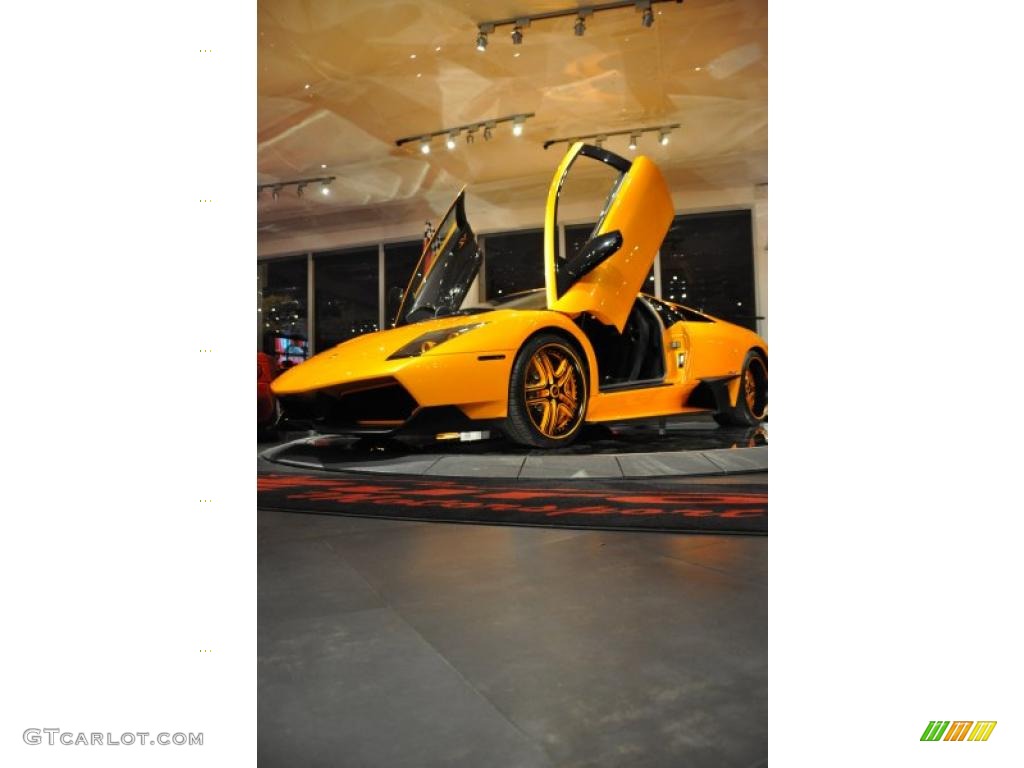 2010 Murcielago LP670-4 SV - Giallo Orion (Yellow) / Nero Perseus photo #38