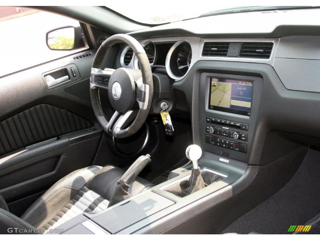 2010 Mustang Shelby GT500 Coupe - Kona Blue Metallic / Charcoal Black/White photo #3