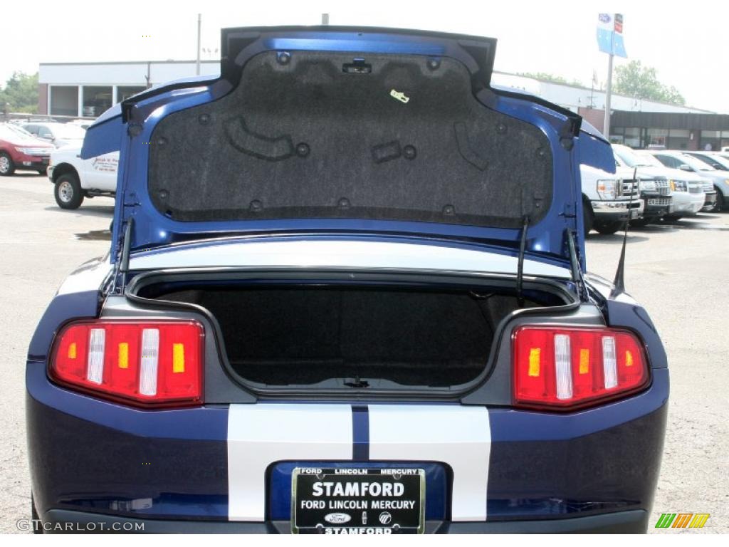 2010 Mustang Shelby GT500 Coupe - Kona Blue Metallic / Charcoal Black/White photo #9