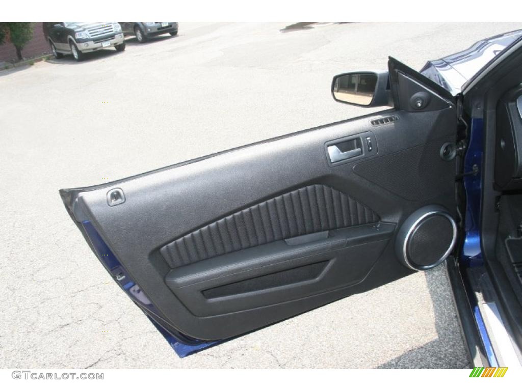 2010 Mustang Shelby GT500 Coupe - Kona Blue Metallic / Charcoal Black/White photo #13