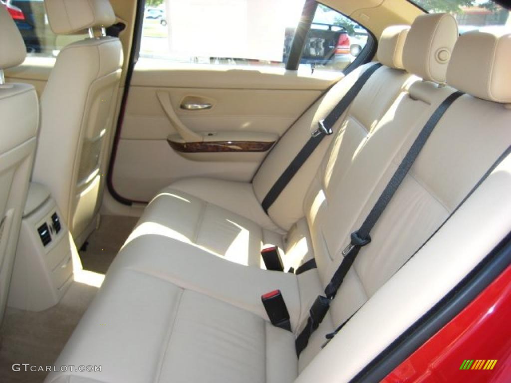 2008 3 Series 328xi Sedan - Crimson Red / Beige Dakota Leather photo #13