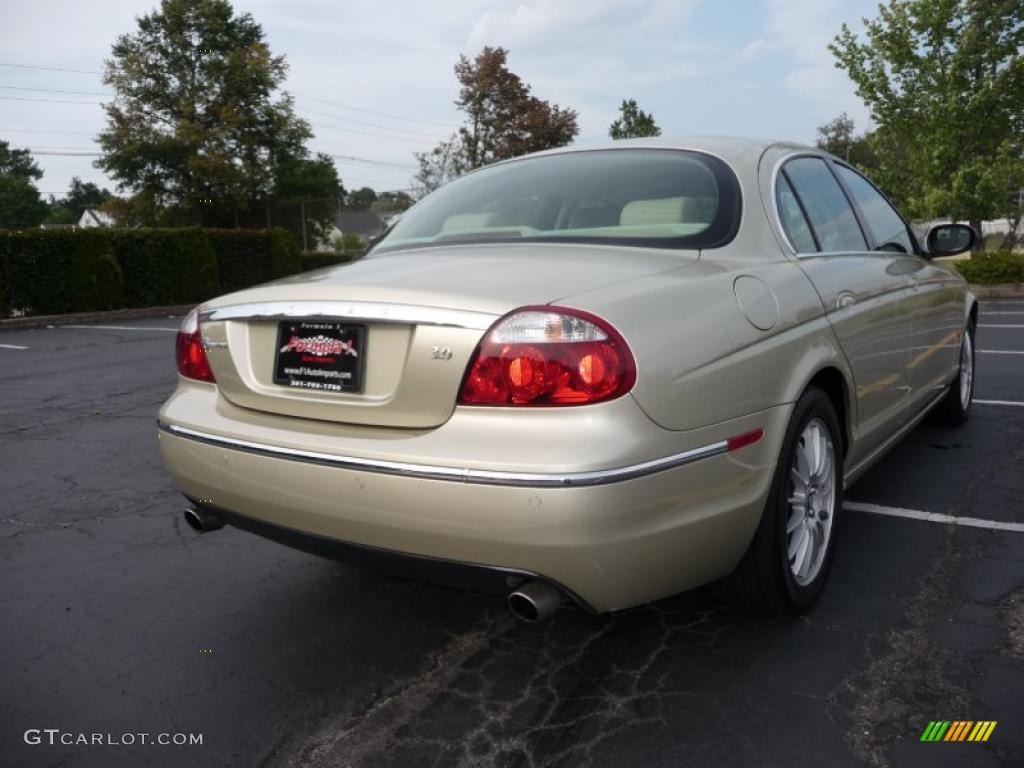 2006 S-Type 3.0 - Winter Gold Metallic / Ivory photo #3