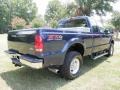 2004 True Blue Metallic Ford F250 Super Duty Lariat SuperCab 4x4  photo #7