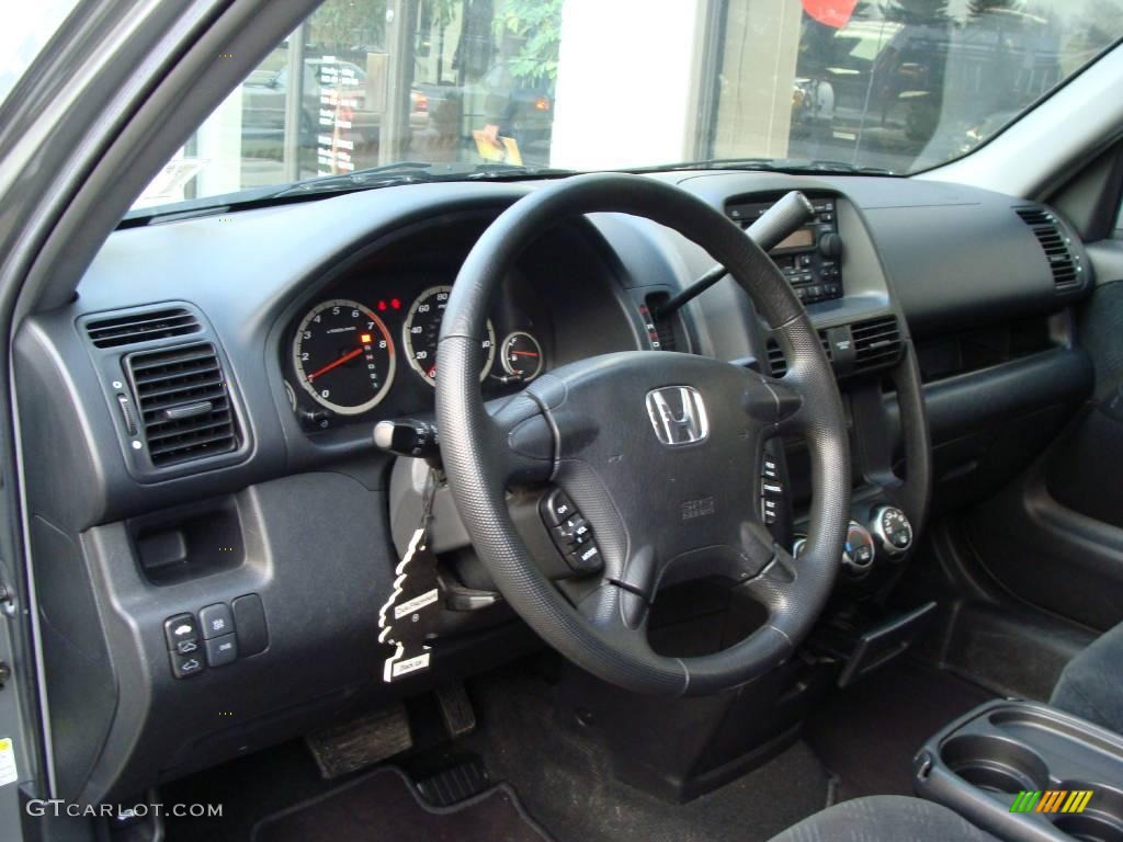 2006 CR-V EX 4WD - Pewter Pearl / Black photo #9